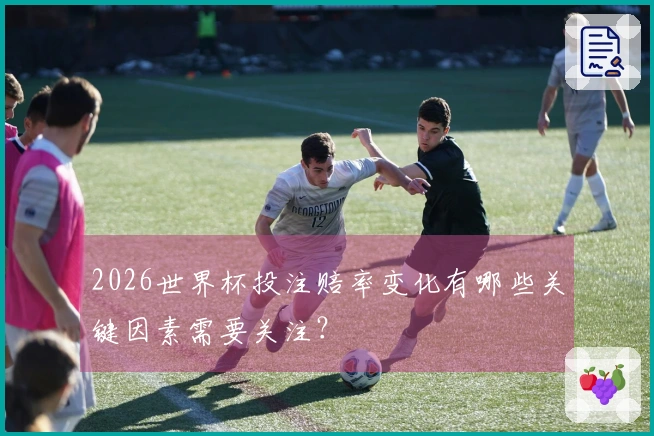 2026世界杯投注赔率变化有哪些关键因素需要关注？